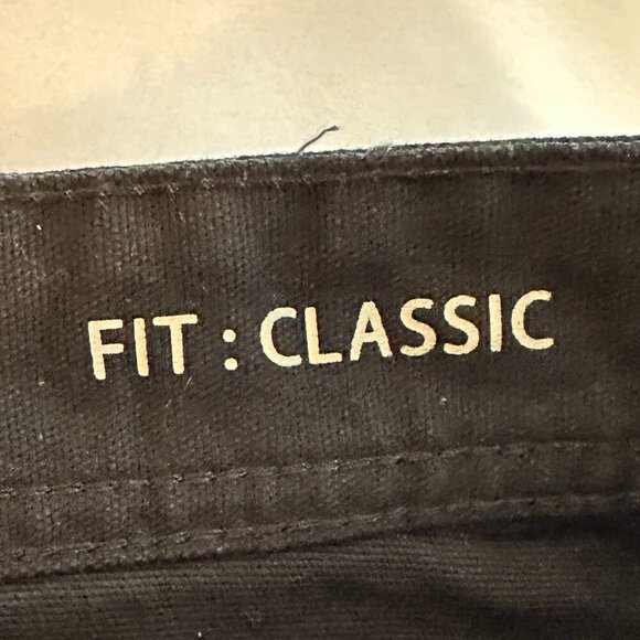 Eddie Bauer Men's Canvas Utility Work Pant Size 38X32 Black Straight Classic Fit - Picture 8 of 11